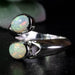 Ethiopian Opal Ring 7x5mm Size 7 .925 Silver - InnerVision Crystals