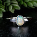 Ethiopian Opal Ring 7x5mm Size 8 - InnerVision Crystals