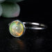 Ethiopian Opal Ring 8mm Size 10 .925 Silver - InnerVision Crystals