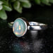 Ethiopian Opal Ring 8x6mm Size 7 - InnerVision Crystals