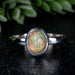 Ethiopian Opal Ring 8x6mm Size 8 - InnerVision Crystals