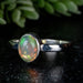 Ethiopian Opal Ring 8x6mm Size 8 - InnerVision Crystals