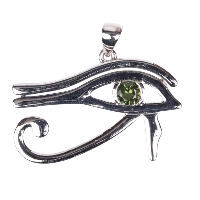 Eye of Ra Pendant | Moldavite Gemstone .925 - InnerVision Crystals