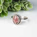 Garnet Ring 9x7mm Size 7 - InnerVision Crystals