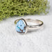 Golden Hill Turquoise Ring 11x9mm Size 10 .925 Silver - InnerVision Crystals