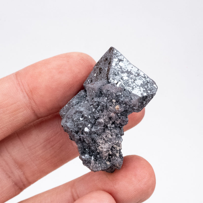 Hematite Pseudomorph after Magnetite 45.46 g 42x33mm - InnerVision Crystals