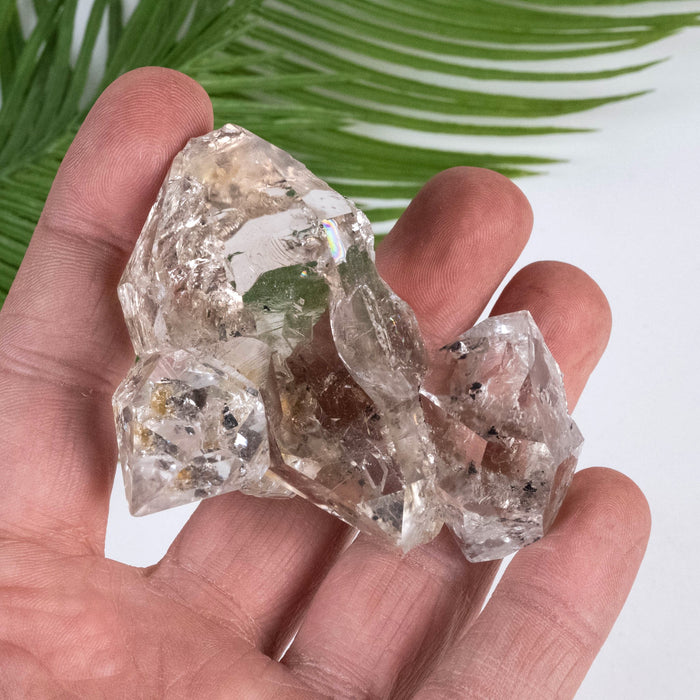 Herkimer Diamond Quartz Crystal 120 g 64x62x31mm Cluster