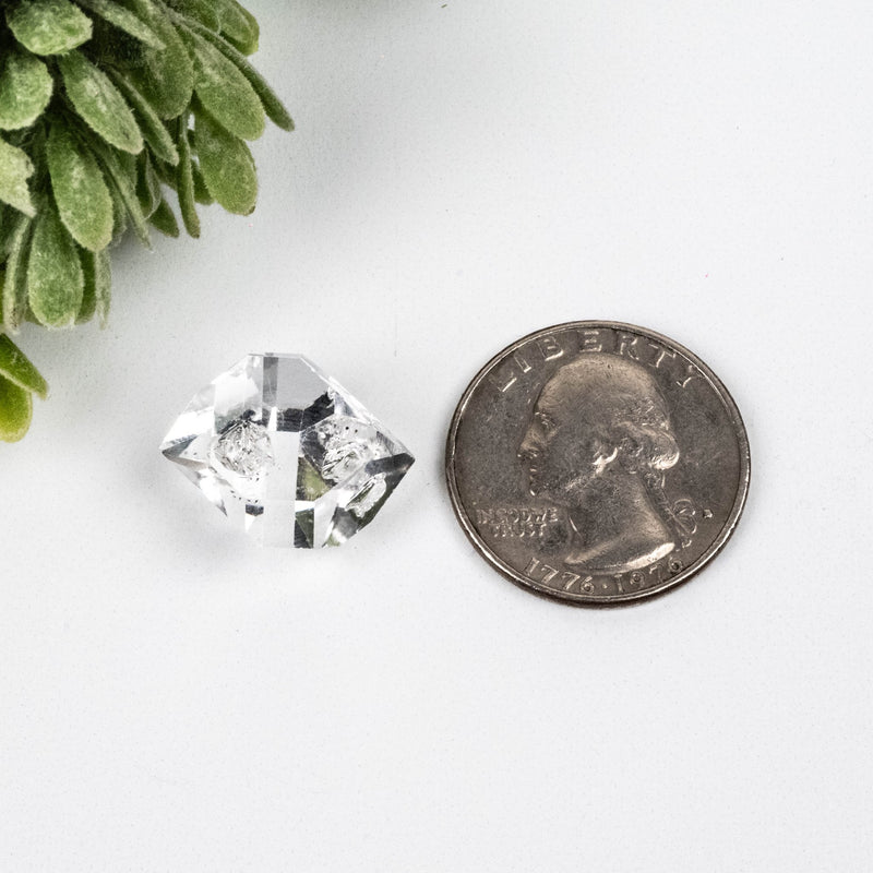 Herkimer Diamond Quartz Crystal 3.28 g 19x15mm A+ - InnerVision Crystals