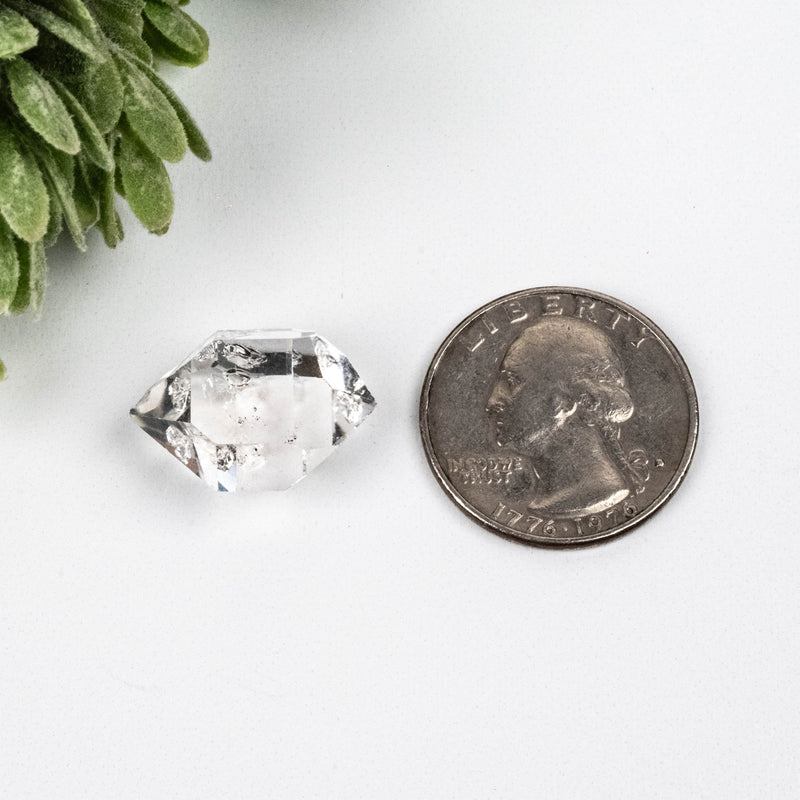 Herkimer Diamond Quartz Crystal 4.09 g 21x14mm A+ - InnerVision Crystals