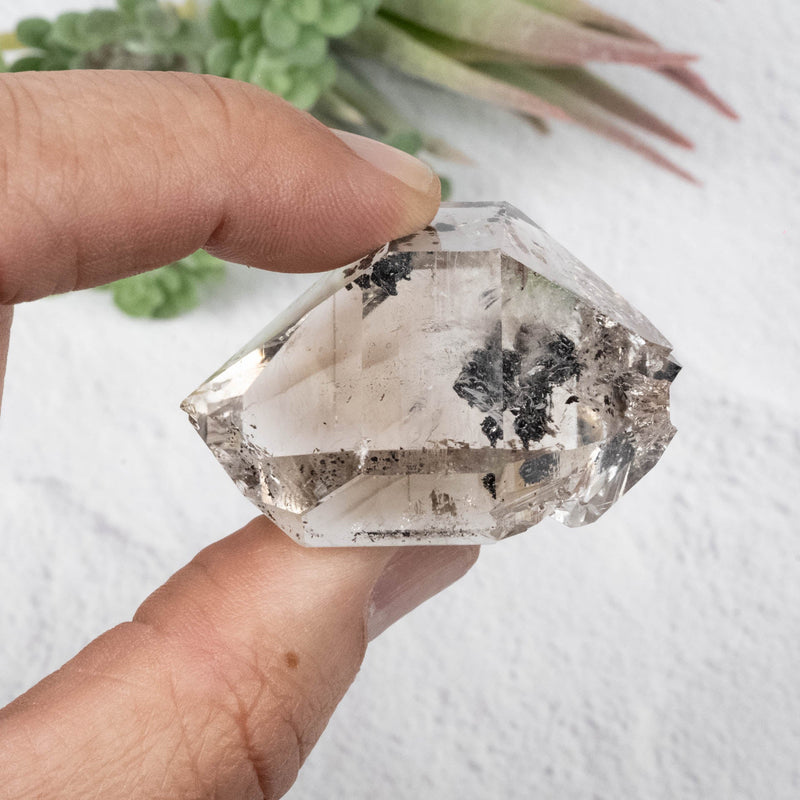 Herkimer Diamond Quartz Crystal 45.65 g 46x34x32mm - InnerVision Crystals