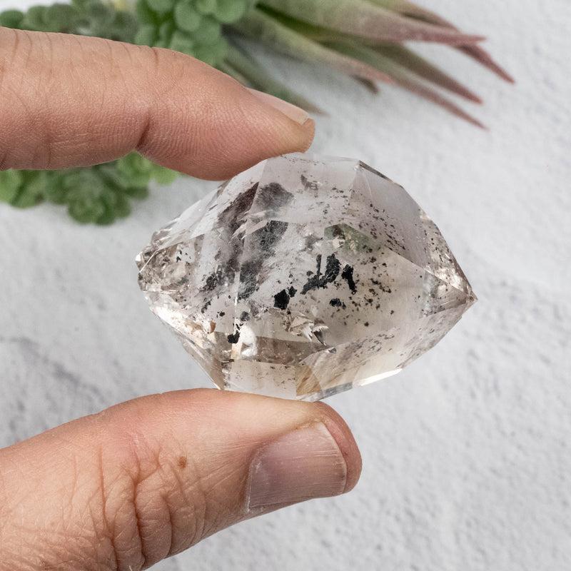 Herkimer Diamond Quartz Crystal 45.65 g 46x34x32mm - InnerVision Crystals