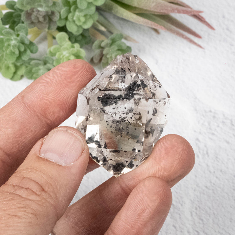 Herkimer Diamond Quartz Crystal 45.65 g 46x34x32mm - InnerVision Crystals