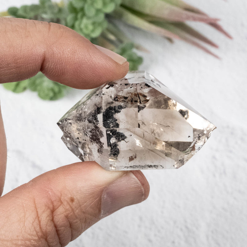 Herkimer Diamond Quartz Crystal 45.65 g 46x34x32mm - InnerVision Crystals