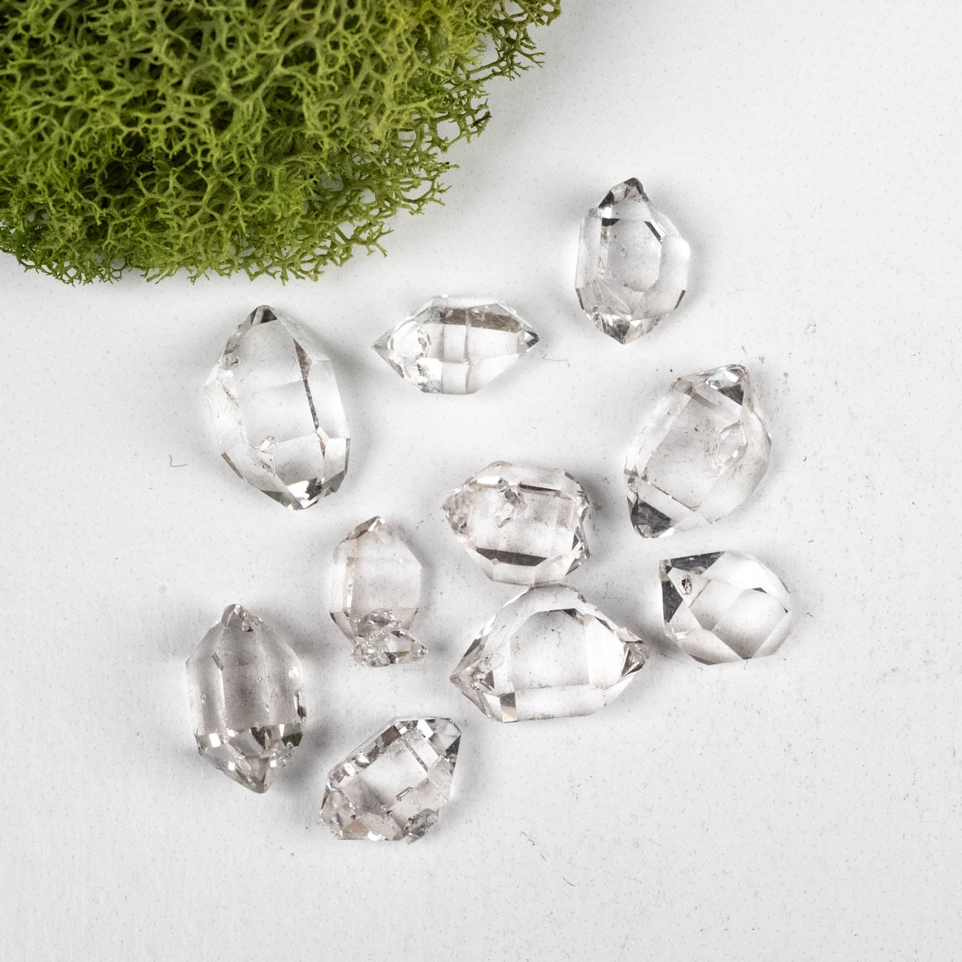 Herkimer Diamond Quartz Crystal 4.76 g 9 - 12mm A+/AA Lot - InnerVision Crystals