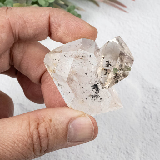 Herkimer Diamond Quartz Crystal 51.19 g 46x40x20mm Tabby - InnerVision Crystals