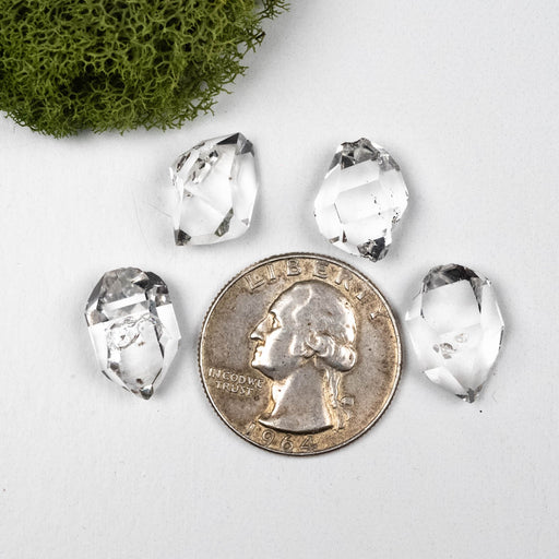 Herkimer Diamond Quartz Crystal A+ Lot 6.62 g 14 - 16mm - InnerVision Crystals