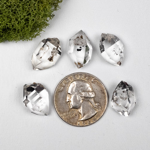 Herkimer Diamond Quartz Crystal A+ Lot 8.50 g 15 - 17mm - InnerVision Crystals