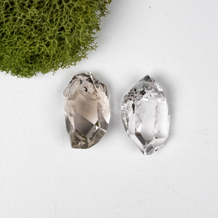 Herkimer Diamond Quartz Crystal A+ Pair 8.96 g 20/23mm - InnerVision Crystals