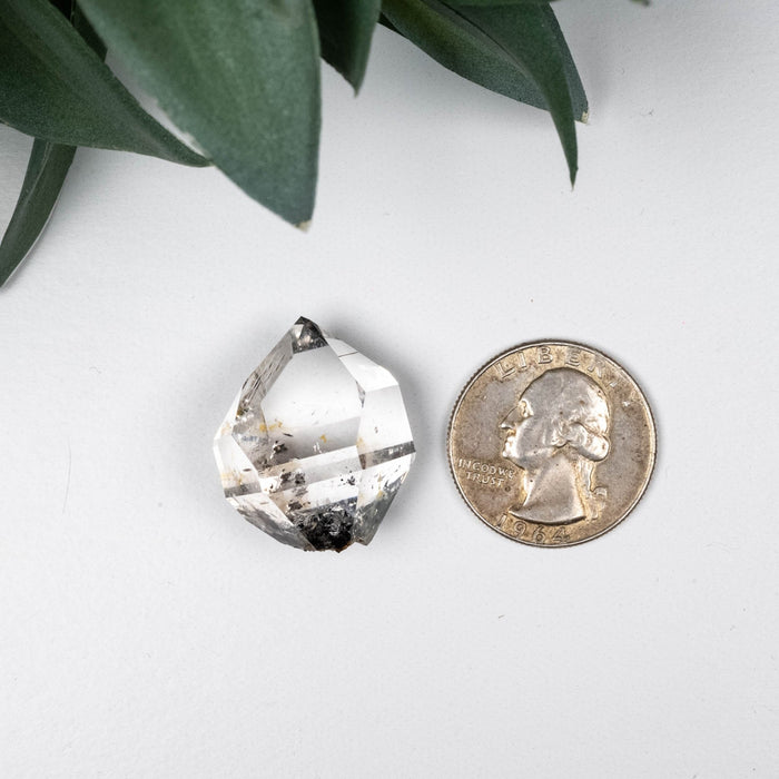 Herkimer Diamond Quartz Crystal A+ w/contacts 11.12 g 26x21x18mm - InnerVision Crystals
