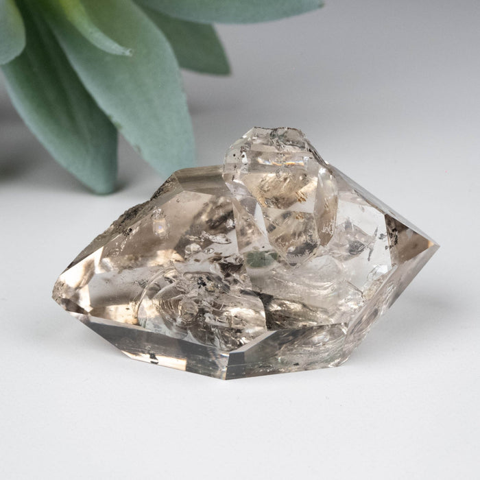 Herkimer Diamond Quartz Crystal A+ w/ding 43.53g 50x31x22mm - InnerVision Crystals