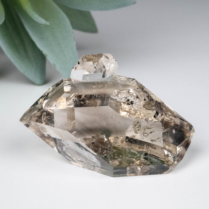 Herkimer Diamond Quartz Crystal A+ w/ding 43.53g 50x31x22mm - InnerVision Crystals