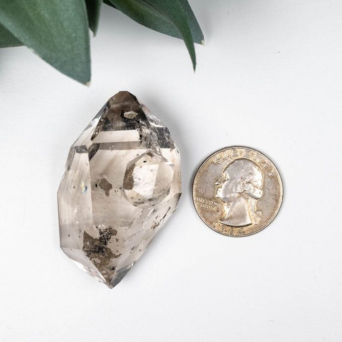 Herkimer Diamond Quartz Crystal A+ w/ding 43.53g 50x31x22mm - InnerVision Crystals