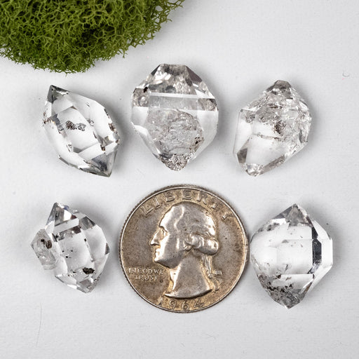 Herkimer Diamond Quartz Crystal A/A+ Lot 15.68 g 17 - 19mm - InnerVision Crystals