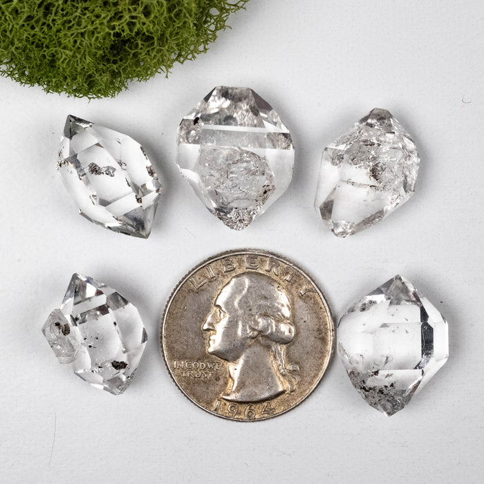 Herkimer Diamond Quartz Crystal A/A+ Lot 15.68 g 17 - 19mm - InnerVision Crystals