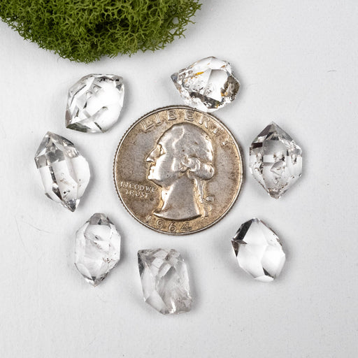 Herkimer Diamond Quartz Crystal A/A+ Lot 8.10 g 12 - 15mm - InnerVision Crystals