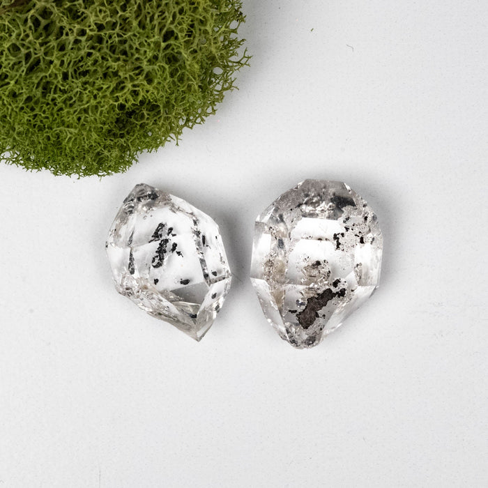 Herkimer Diamond Quartz Crystal B+/A Pair 9.65 g 21/22mm - InnerVision Crystals