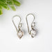Herkimer Diamond Quartz Crystal Dangle Earrings .925 Silver - InnerVision Crystals