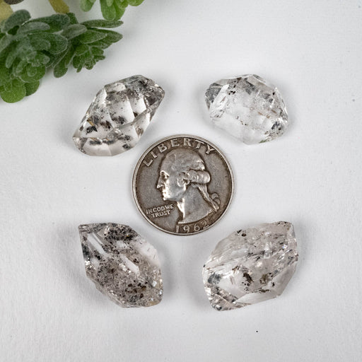 Herkimer Diamond Quartz Crystal Lot 22.25 g 22mm - 24mm B / B+ grade - InnerVision Crystals