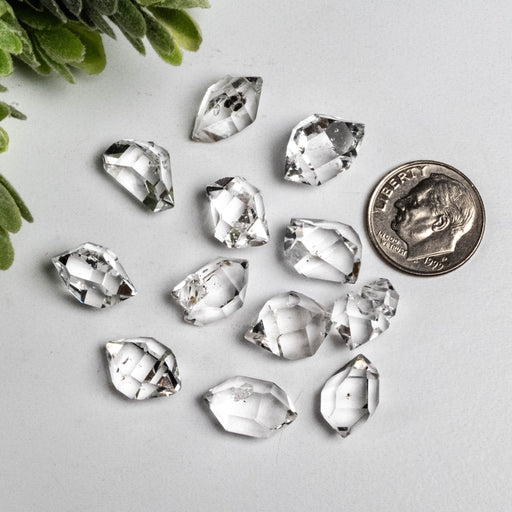 Herkimer Diamond Quartz Crystals 11.50 g 12.5mm - 13mm A+/AA Grade WHOLESALE LOT - InnerVision Crystals
