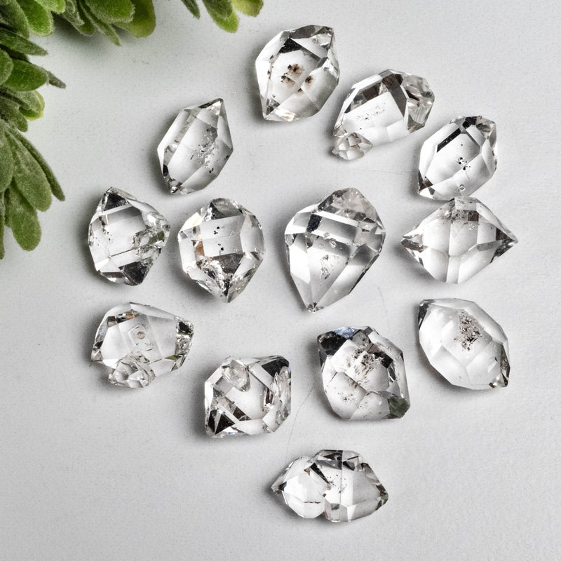 Herkimer Diamond Quartz Crystals 20 g 14mm - 17mm A+ grade WHOLESALE LOT - InnerVision Crystals