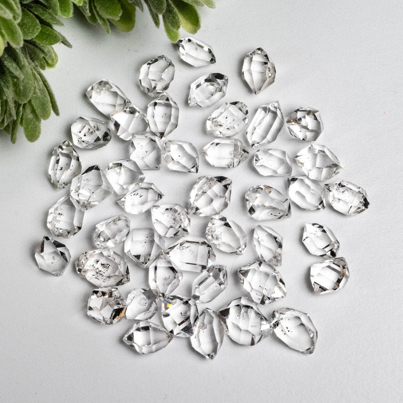 Herkimer Diamond Quartz Crystals 25 g 10mm - 12mm A+/AA Grade WHOLESALE LOT - InnerVision Crystals
