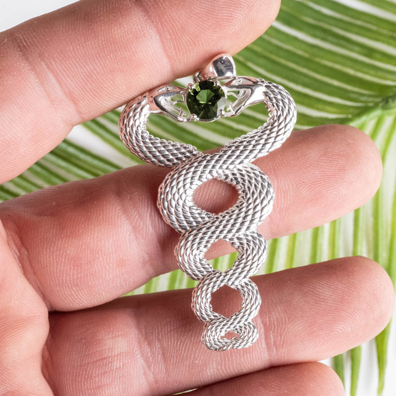 Kundalini 7mm Moldavite Pendant PRE-ORDER - InnerVision Crystals