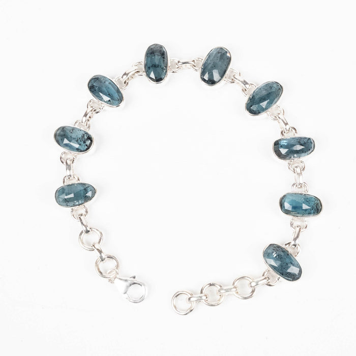 Kyanite Bracelet 13x7mm 7" .925 Silver - InnerVision Crystals