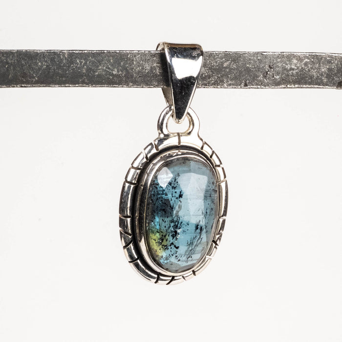 Kyanite Pendant 3.39 g 27x12mm .925 Silver - InnerVision Crystals