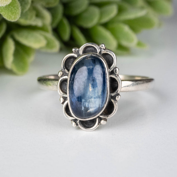 Kyanite Ring 11x7mm size 10 - InnerVision Crystals