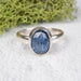 Kyanite Ring 11x9mm Size 10 .925 Silver - InnerVision Crystals