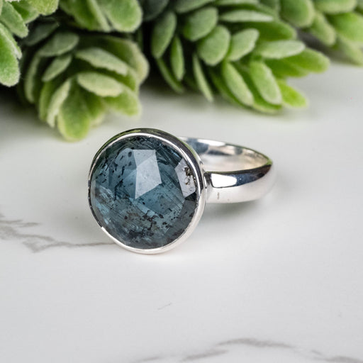 Kyanite Ring 12x8mm Size 9 - InnerVision Crystals