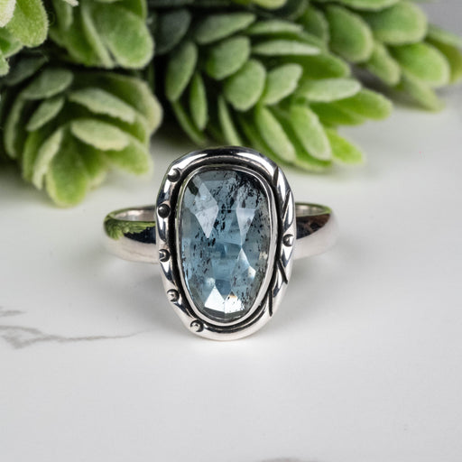 Kyanite Ring 13mm Size 9 - InnerVision Crystals