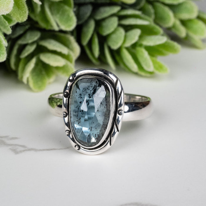 Kyanite Ring 13mm Size 9 - InnerVision Crystals