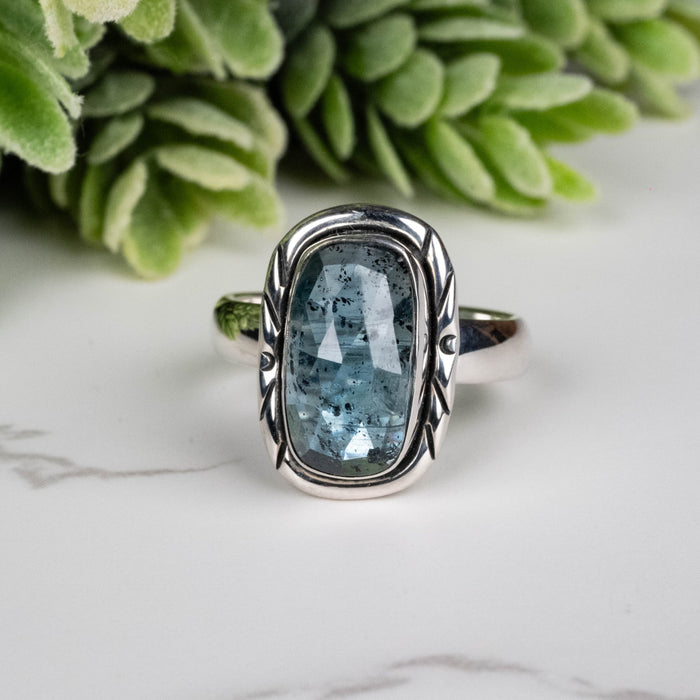 Kyanite Ring 13x7mm Size 6 - InnerVision Crystals
