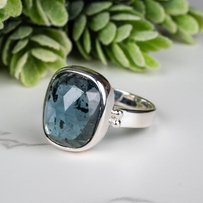 Kyanite Ring 13x8mm Size 10 - InnerVision Crystals