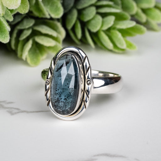 Kyanite Ring 13x8mm Size 7 - InnerVision Crystals