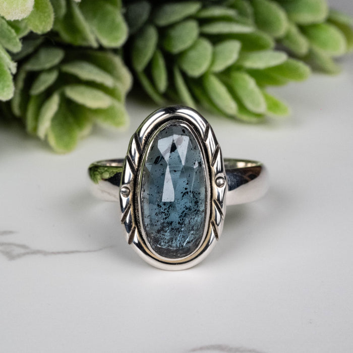 Kyanite Ring 13x8mm Size 7 - InnerVision Crystals