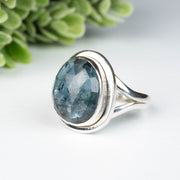 Kyanite Ring 14x11mm Size 7 - InnerVision Crystals
