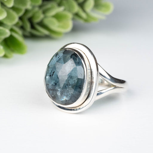Kyanite Ring 14x11mm Size 7 - InnerVision Crystals