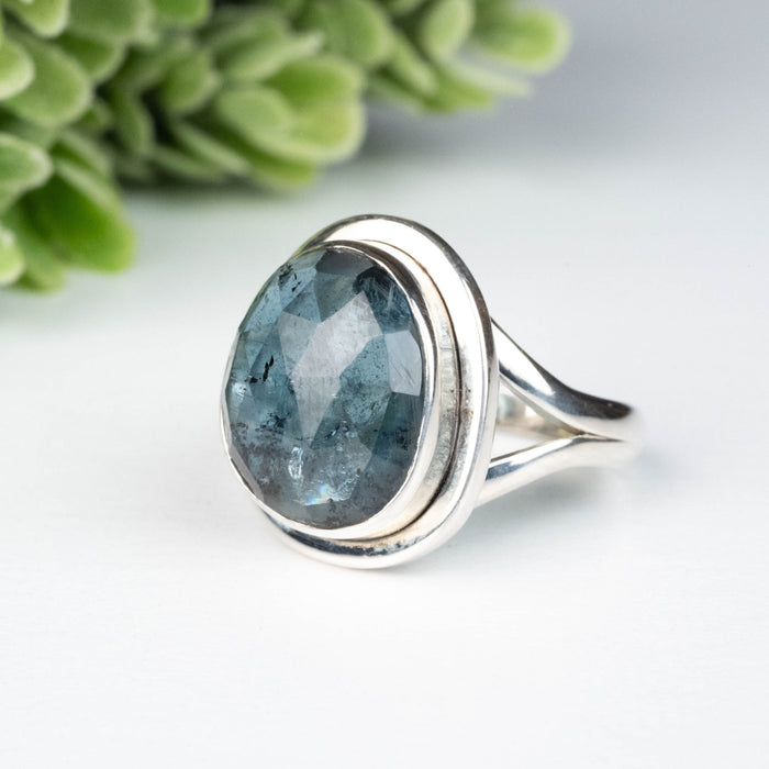 Kyanite Ring 14x11mm Size 7 - InnerVision Crystals